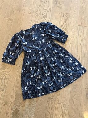 Birds of North American Navy Mythical Patterned Women’s Dress